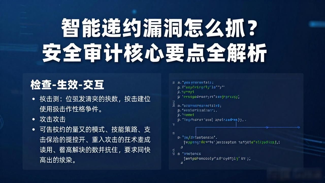 智能合约安全审计要点_审计合约书的内容_智能合约审计是什么意思