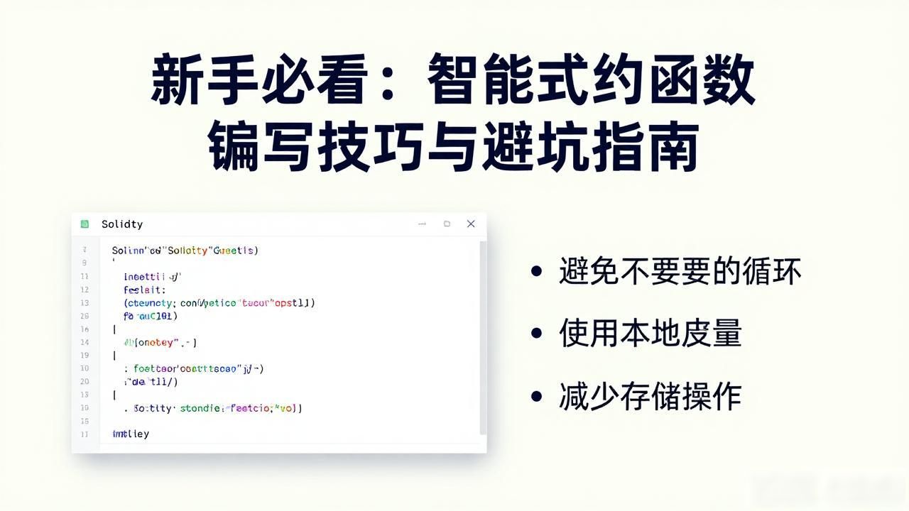 智能合约函数编写技巧_合约操作基本技巧_合约操作方法