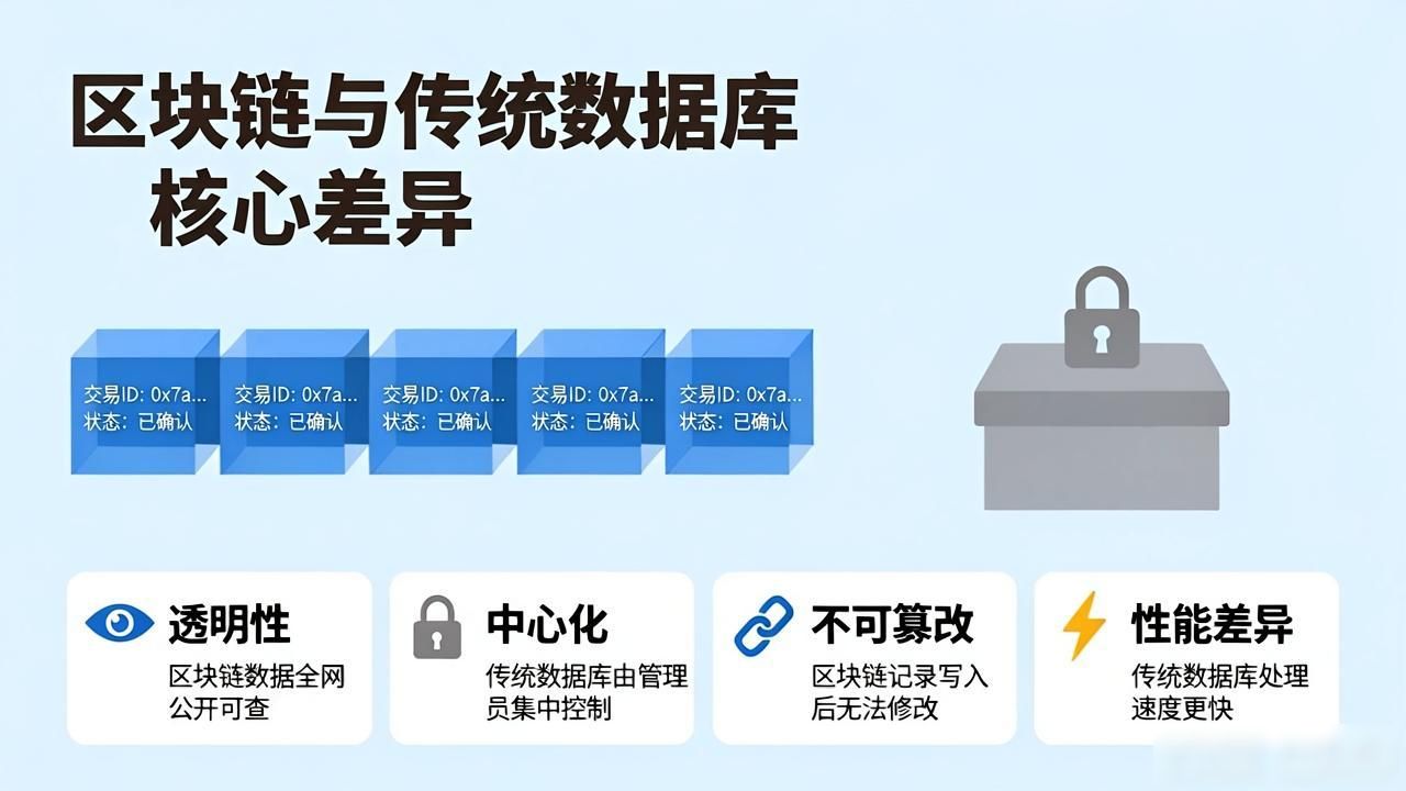 区块链技术与传统行业_区块链区别对比传统技术有哪些_区块链传统技术对比区别