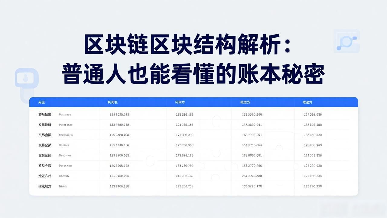 区块链区块结构解析_区块链的解析_区块链解析结构有哪些