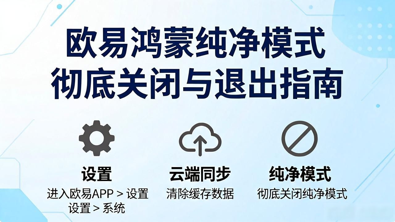鸿蒙os怎么关闭纯净模式_欧易鸿蒙纯净模式怎么关_鸿蒙os纯净模式