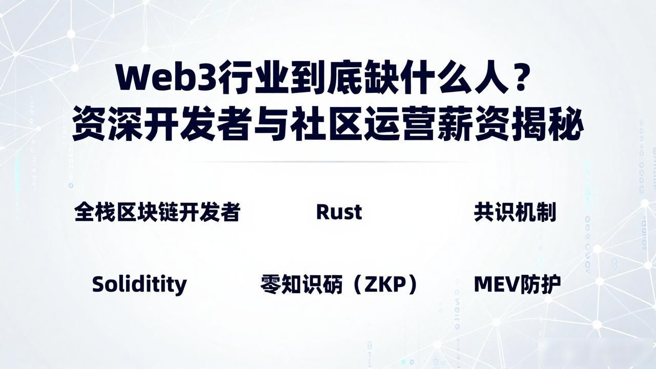 Web3 行业人才需求分析_人才需求分析报告_行业人才需求状况及趋势分析