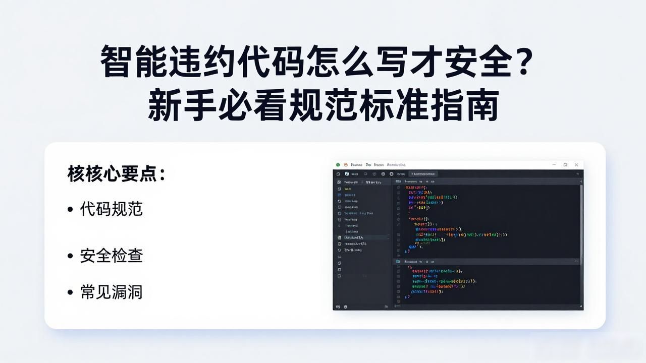 合约代码智能规范标准是什么_智能合约代码规范标准_合约代码是什么意思