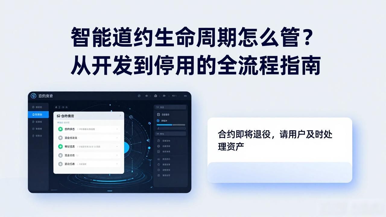 智能合约生命周期_智能合约提出的时间_智能合约payable