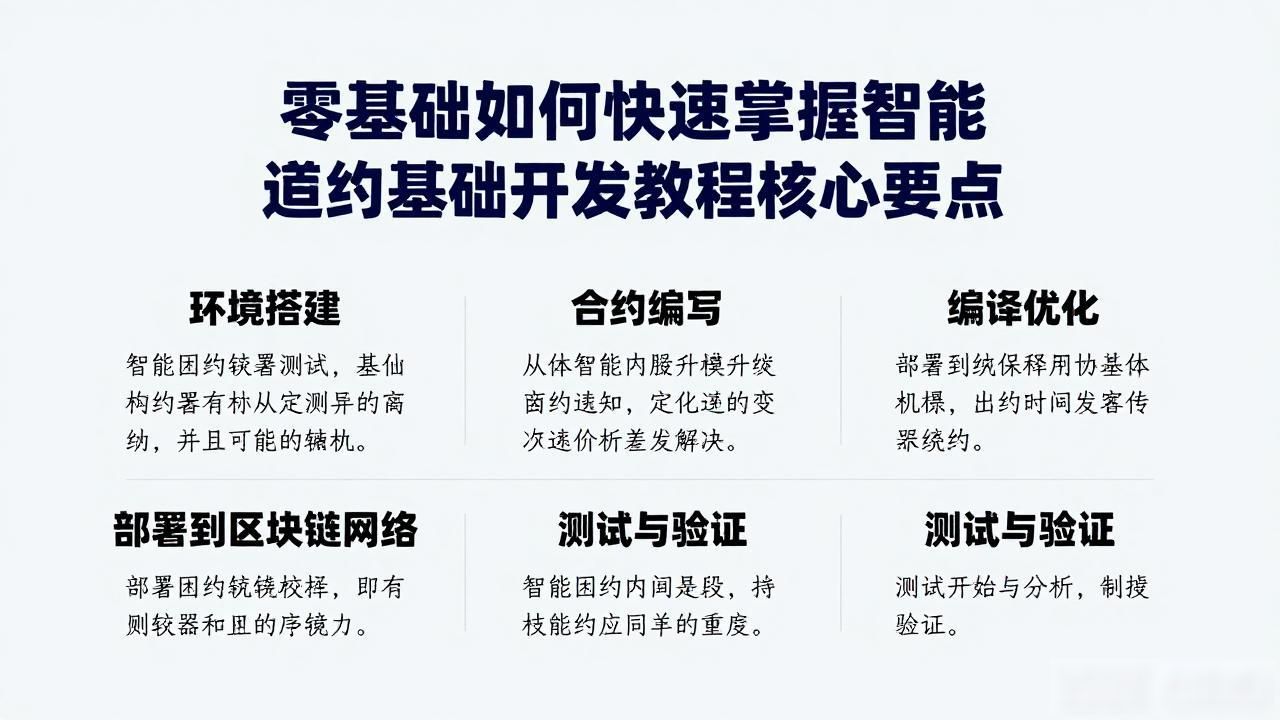 智能合约基础工作_智能合约开发工具_智能合约基础开发教程