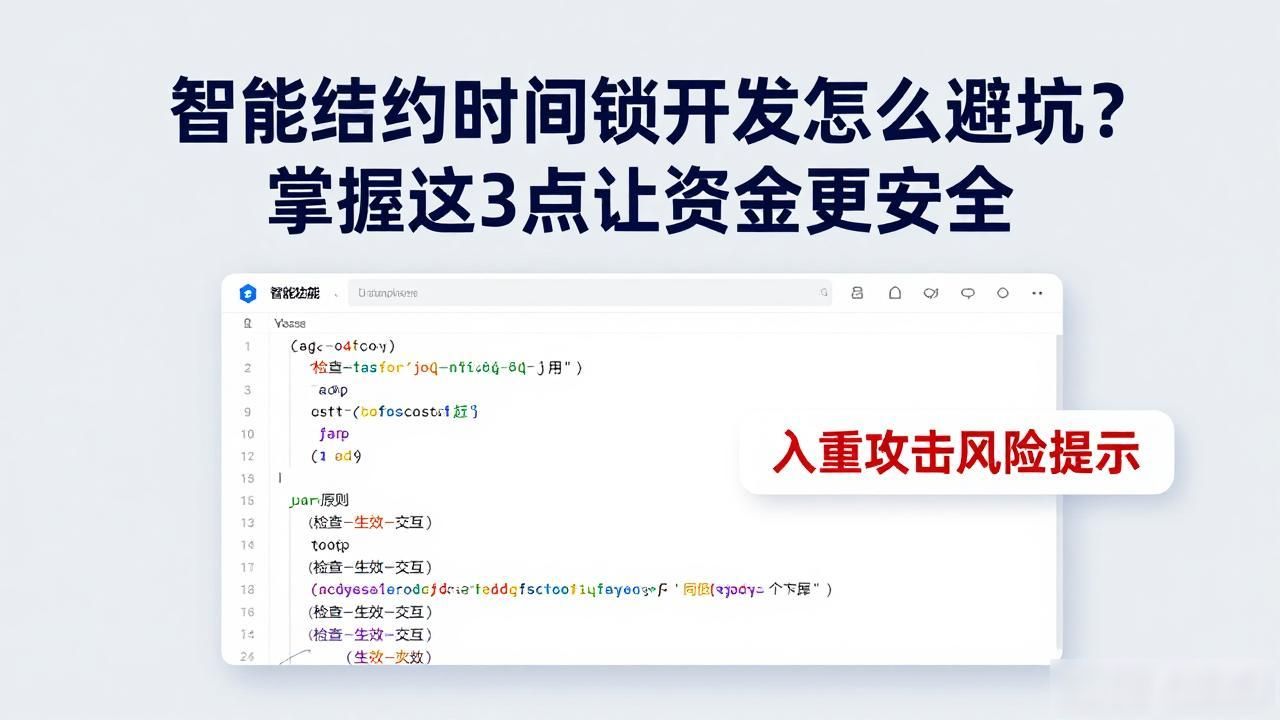 合约锁智能开发时间多久_智能合约时间锁开发_智能合约锁仓