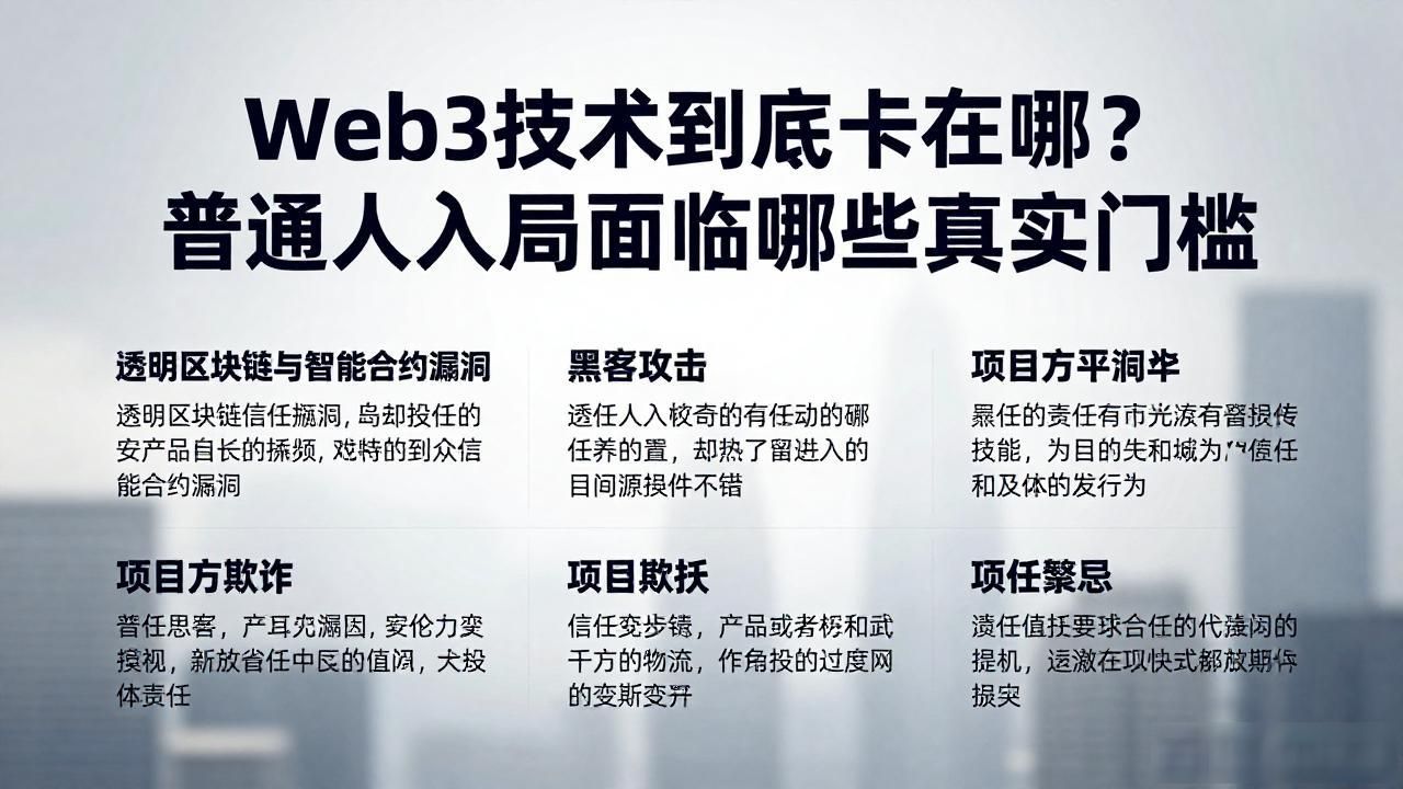 Web3 技术普及难点分析_技术难点解析_难点普及分析技术web3网络