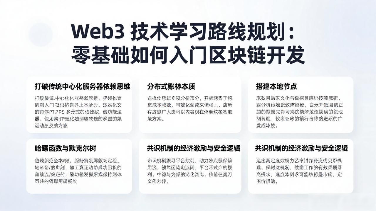 Web3 技术学习路线规划_路线规划模板_路线规划是什么意思
