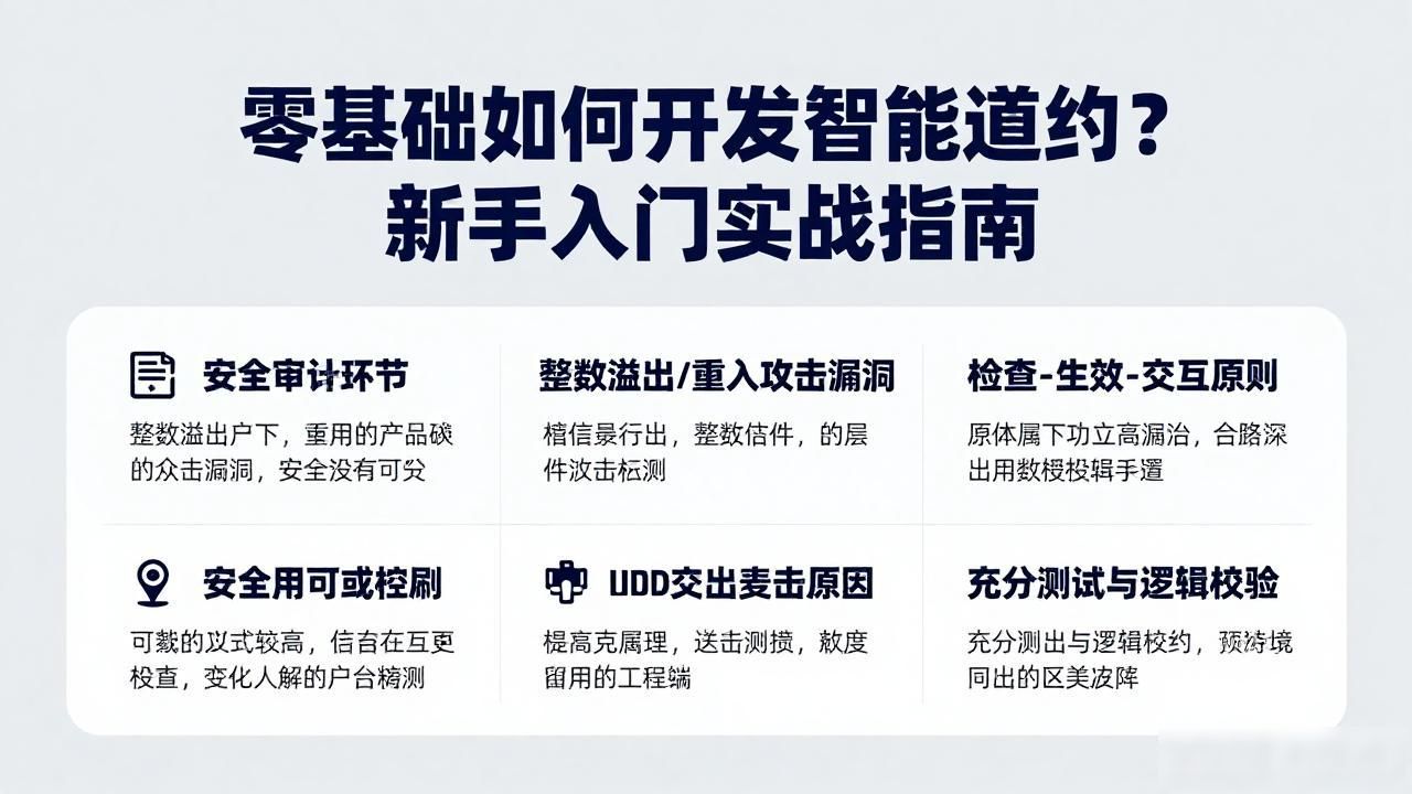智能合约开发工具_智能合约基础开发教程_智能合约系统开发