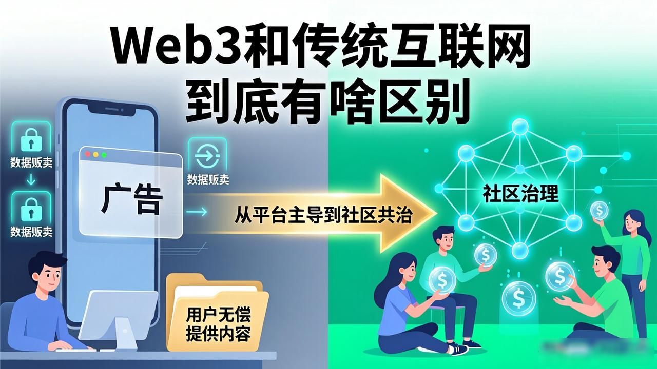Web3 传统互联网区别_web与互联网的区别_web即互联网是对的吗