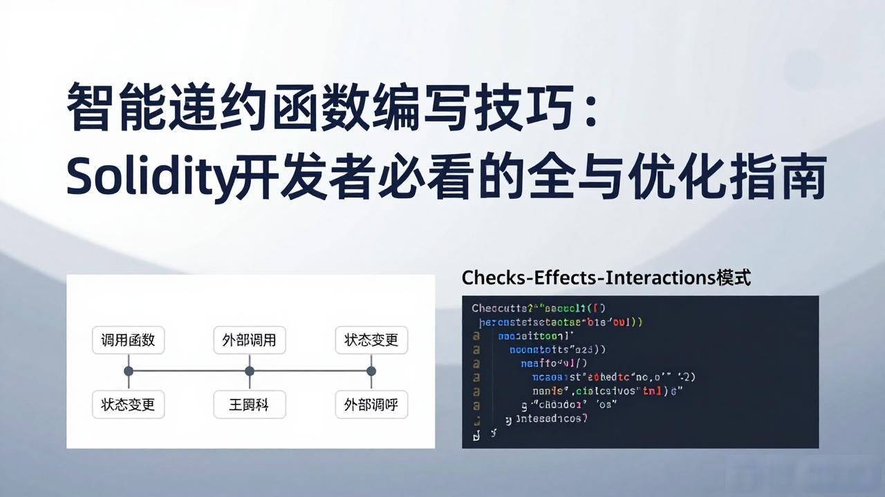 合约算法_智能合约函数编写技巧_合约操作教程