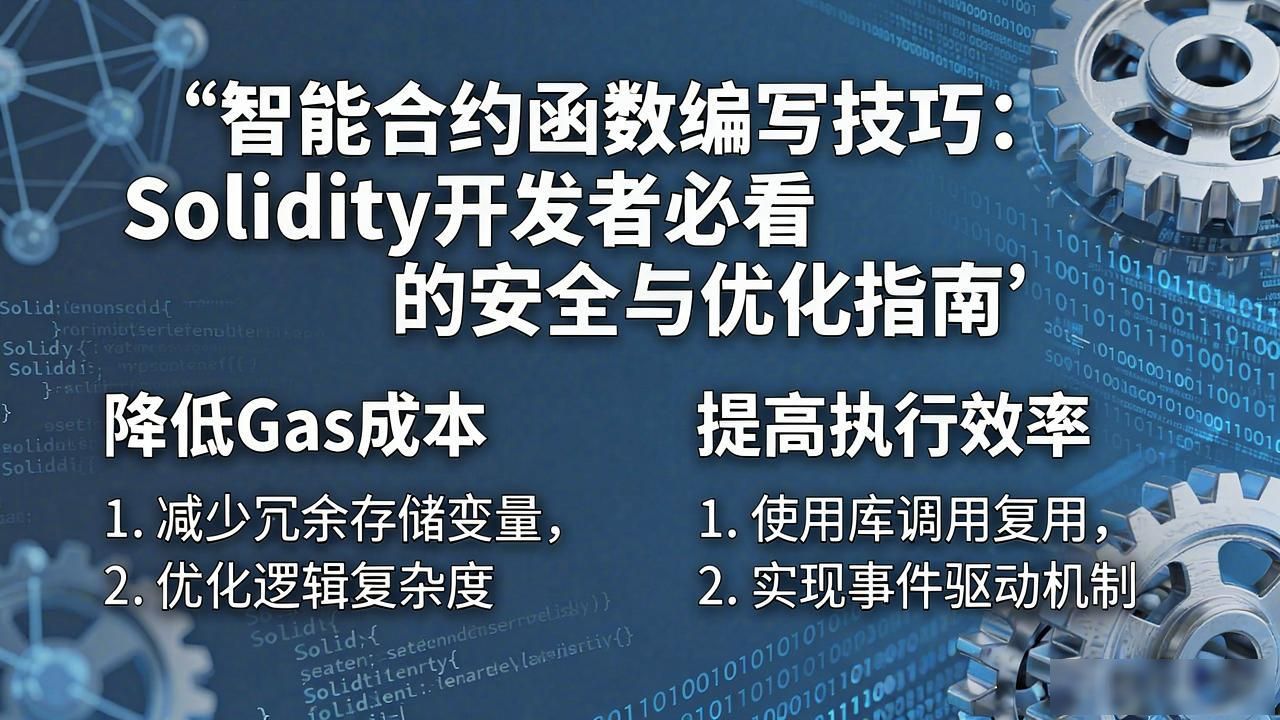 合约算法_智能合约函数编写技巧_合约操作教程