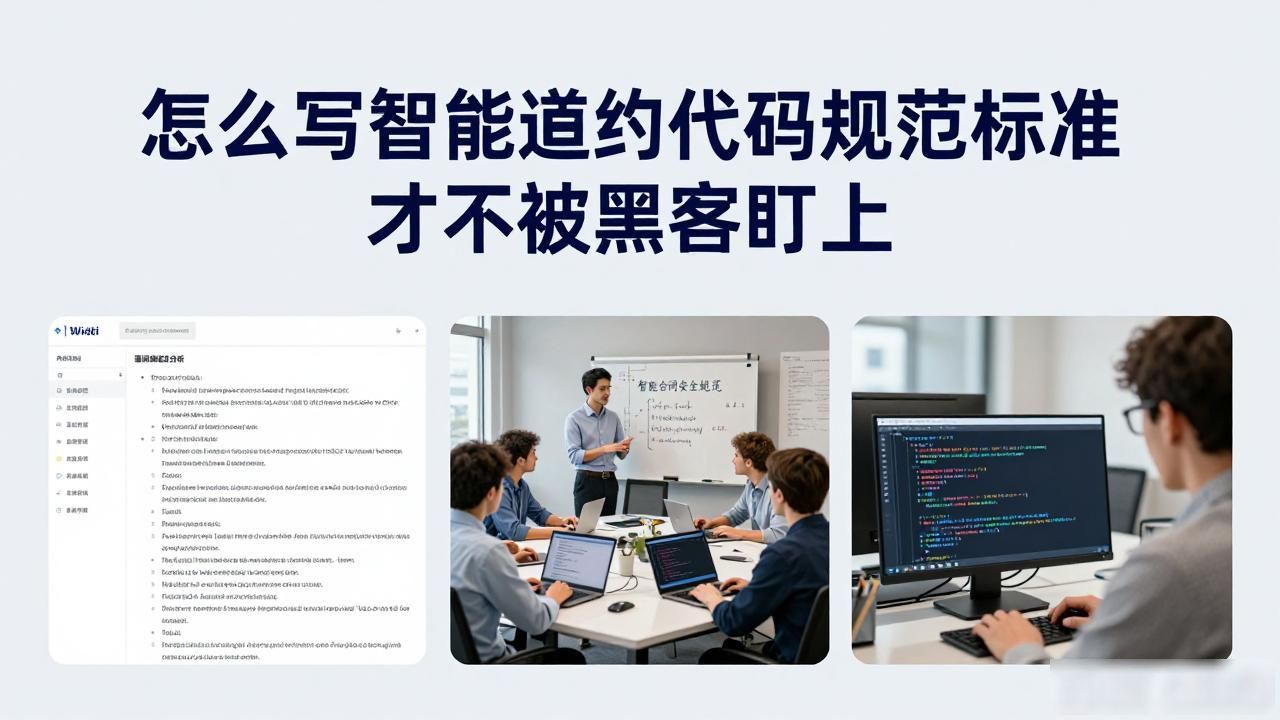 智能合约代码规范标准_合约代码智能规范标准是什么_合约代码是什么意思