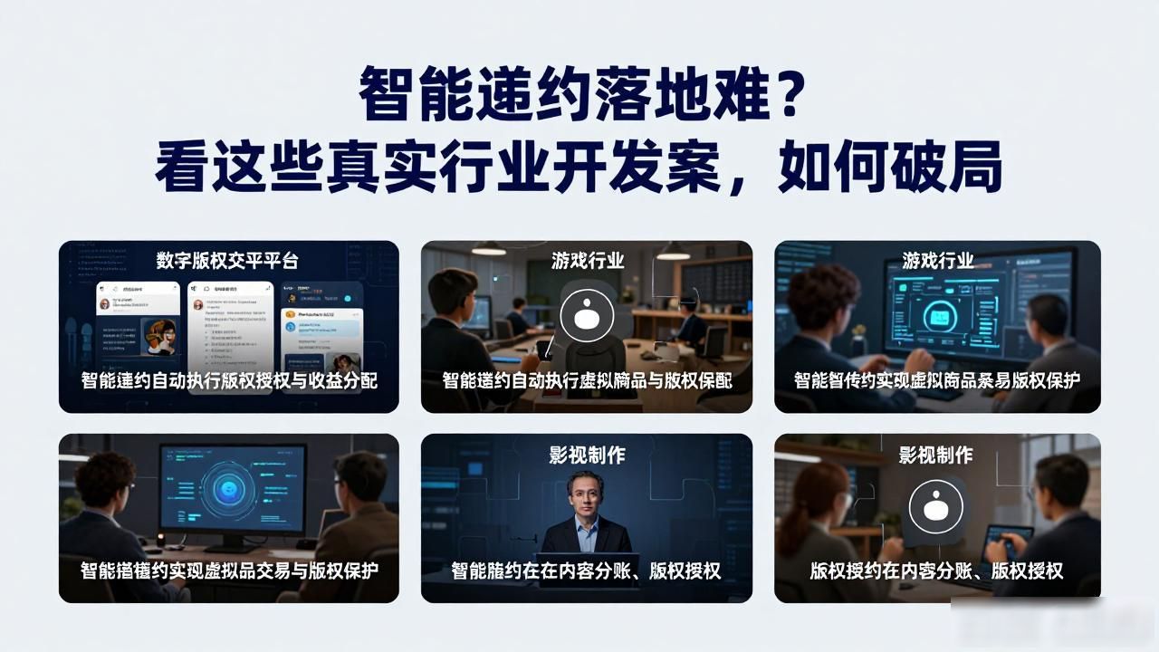 智能合约开发_智能合约开发工具_智能合约行业应用开发案例