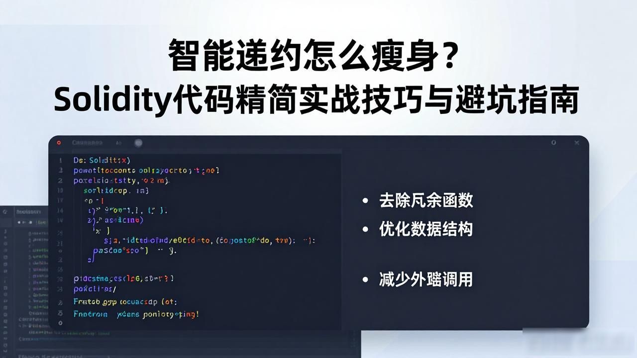 合约精简代码智能方法有哪些_合约精简代码智能方法包括_智能合约代码精简方法