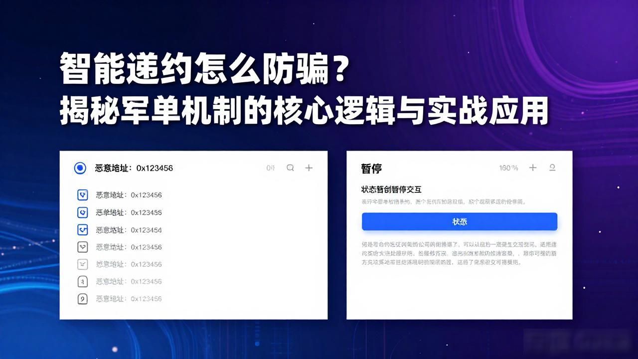 智能合约合约占比_智能合约白名单_智能合约黑名单机制