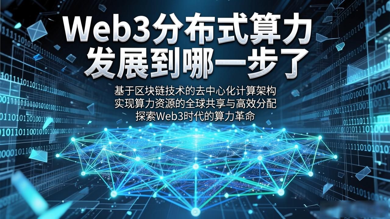 动力分布式_Web3 分布式算力发展_分布式算力平台