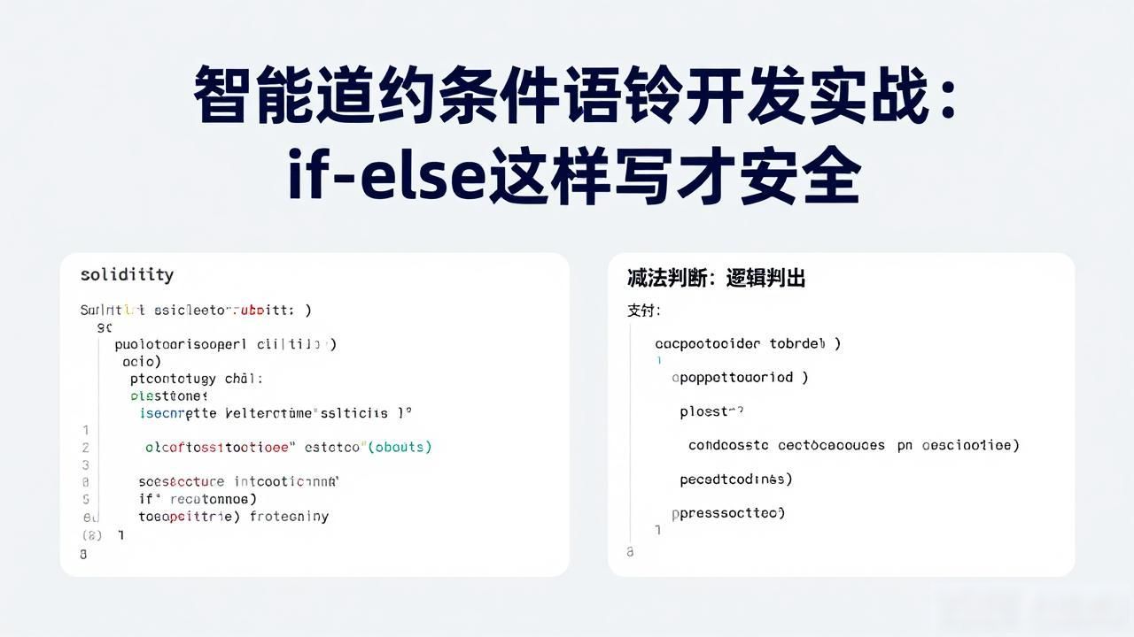 合约语句智能开发条件是什么_智能合约条件语句开发_智能合约开发语言