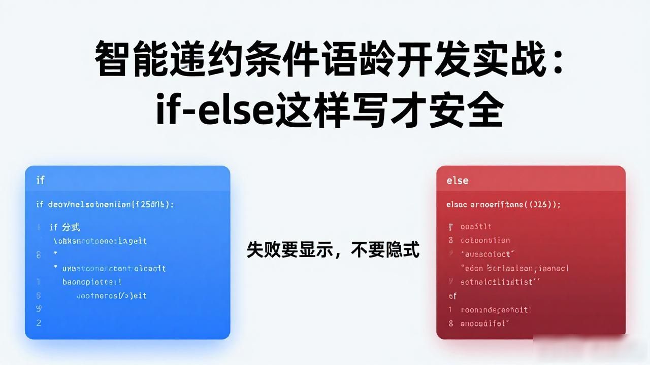 合约语句智能开发条件是什么_智能合约开发语言_智能合约条件语句开发