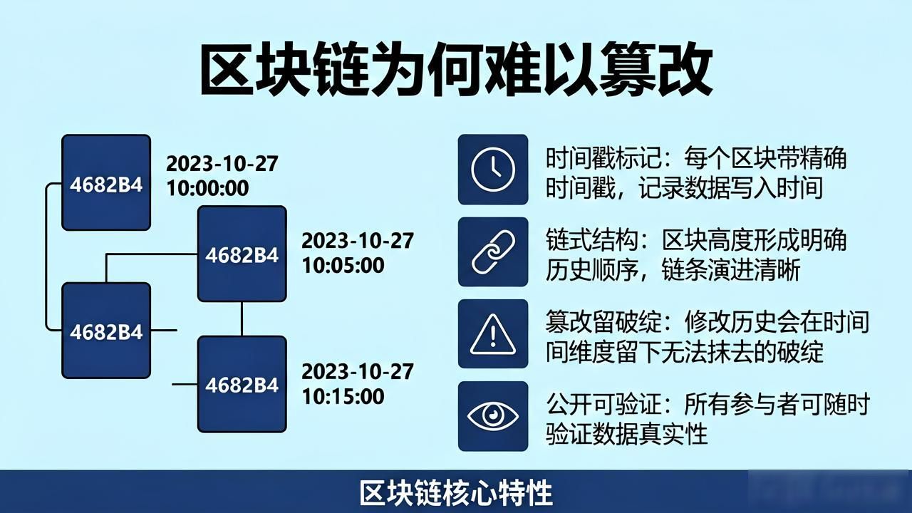 区块链防篡改可追溯_区块链防篡改技术原理_区块链难以篡改