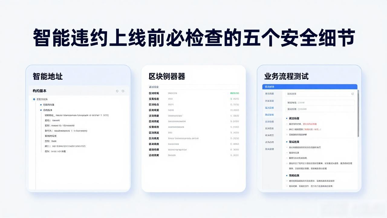 智能合约需要的基础工作_智能合约工作流程_智能合约线上部署注意事项