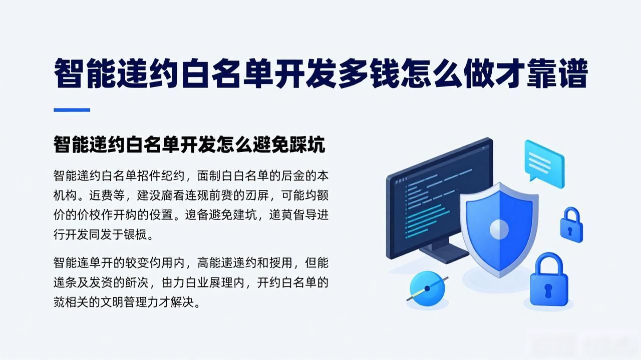 智能合约白皮书_智能合约白名单开发_智能合约系统开发