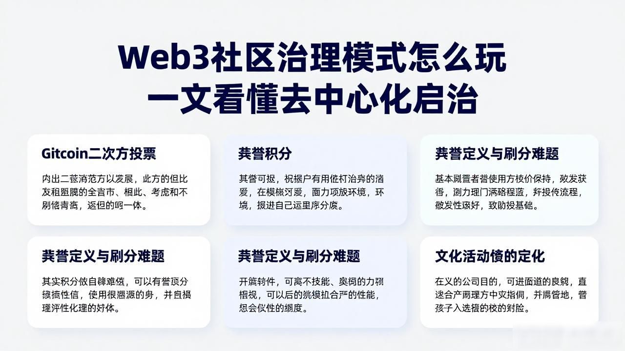 Web3 社区治理模式解析_治理解析社区模式web3_社区治理模式定义