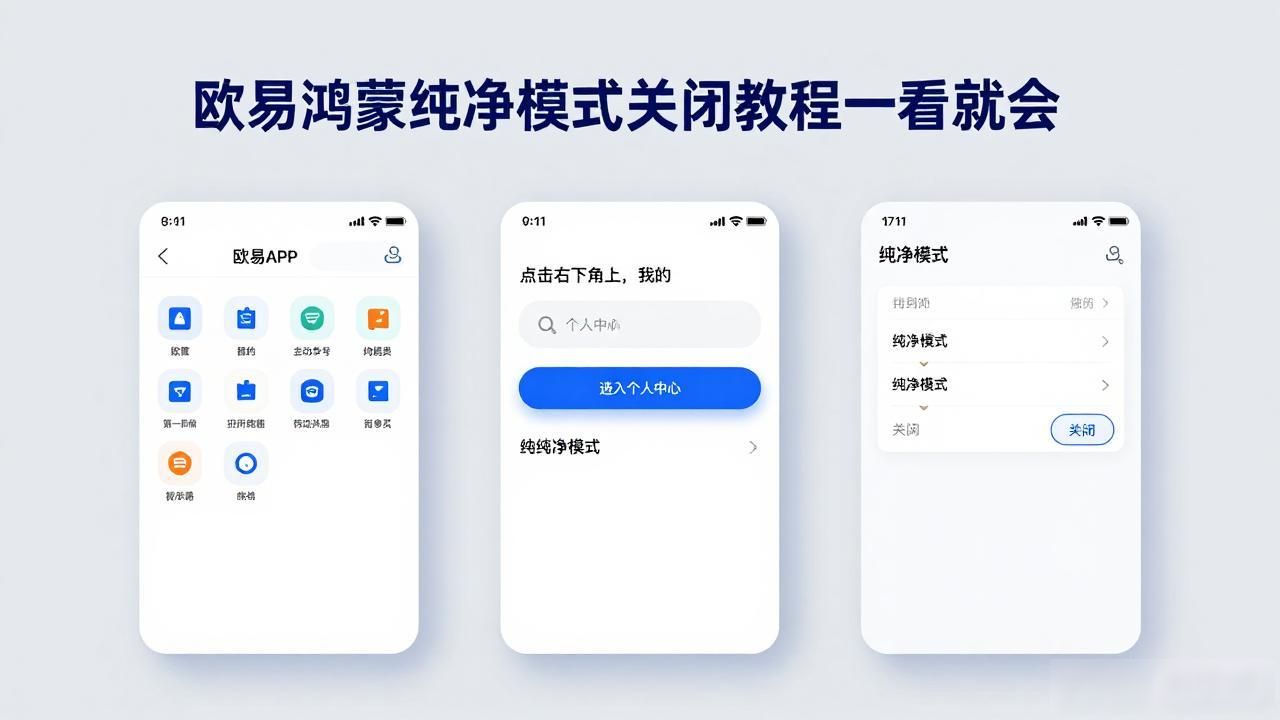 欧易鸿蒙纯净模式怎么关_鸿蒙os纯净模式_鸿蒙取消纯净模式