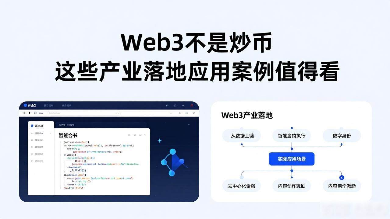 Web3 产业落地应用案例_落地项目案例分享_落地应用场景