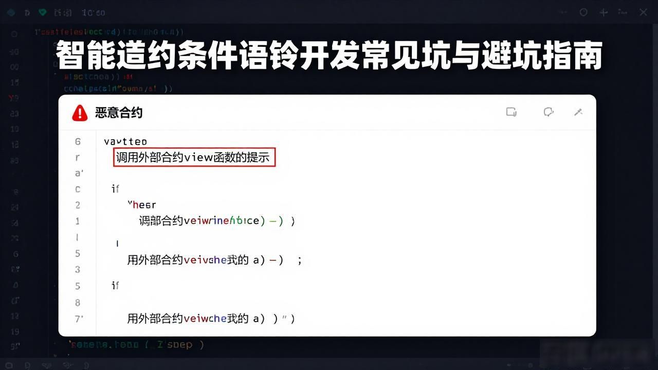 智能合约开发语言_智能合约条件语句开发_合约语句智能开发条件是什么