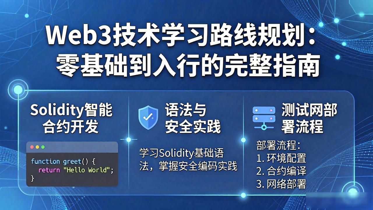 路线规划方案_Web3 技术学习路线规划_路线规划设计