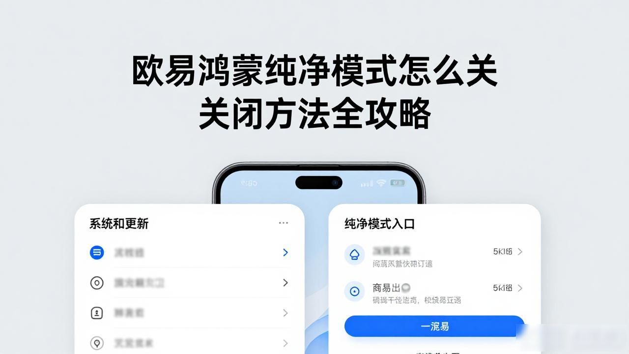 华为鸿蒙关闭纯净模式好吗_鸿蒙取消纯净模式_欧易鸿蒙纯净模式怎么关