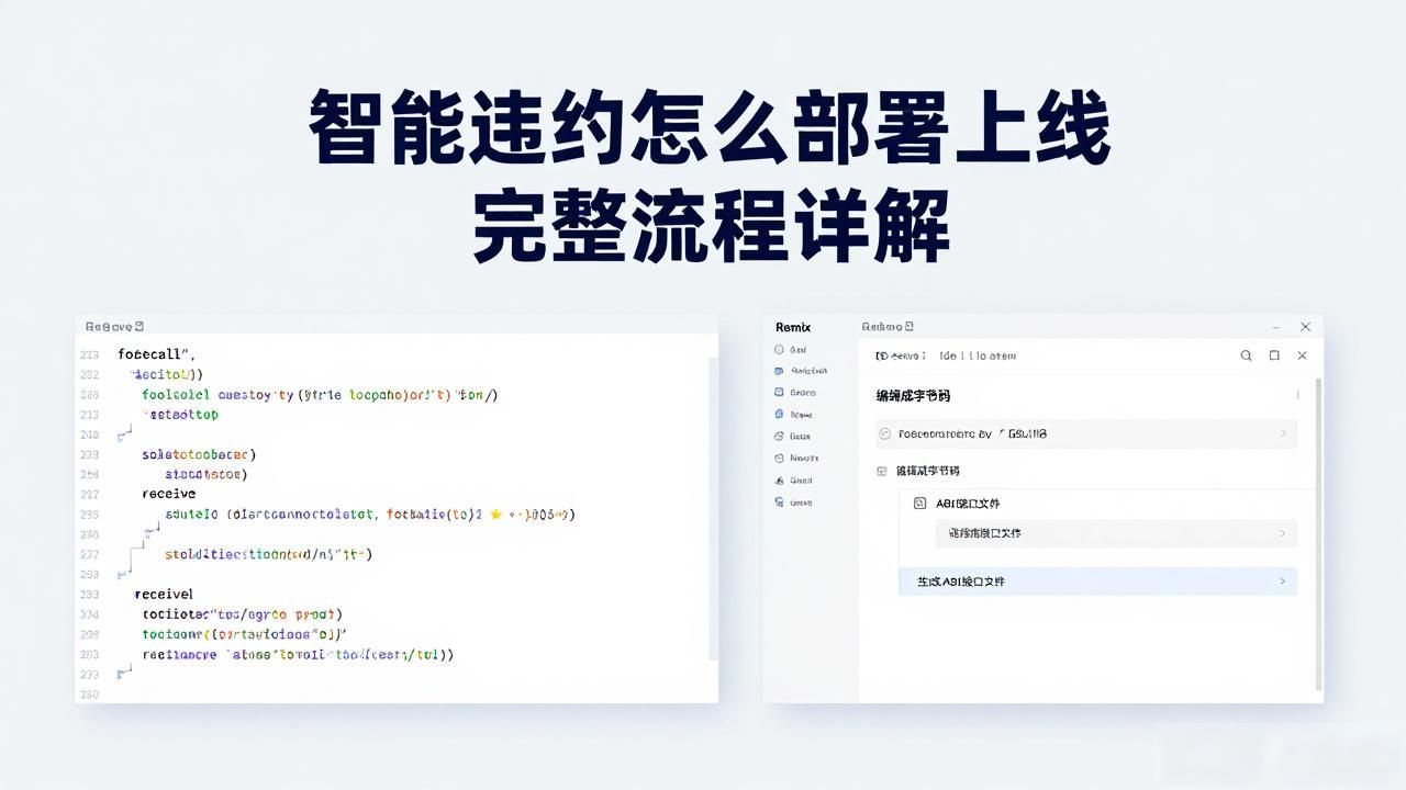 智能合约部署后可以修改吗_智能合约部署_智能合约部署流程