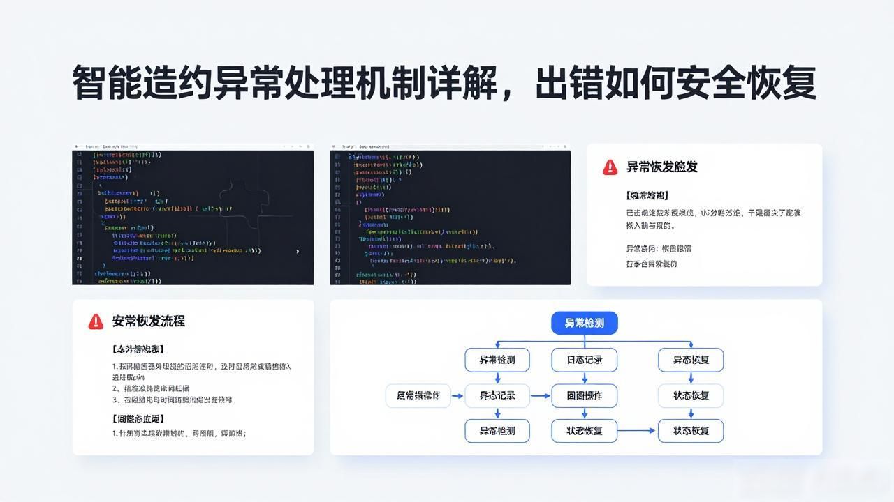 合约异常机制智能处理是什么_智能合约异常处理机制_合约异常机制智能处理系统