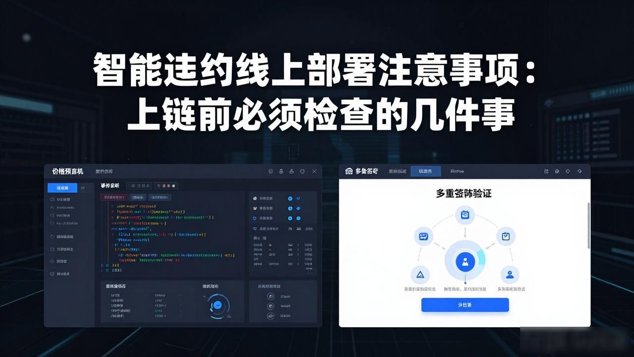 智能合约相关基础服务_智能合约部署方法_智能合约线上部署注意事项
