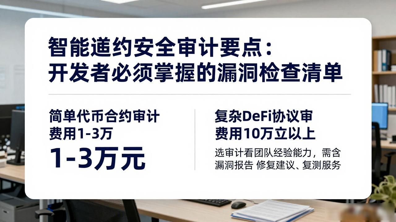 智能合约审计需要哪些工具_智能合约安全审计要点_智能合约审计职位
