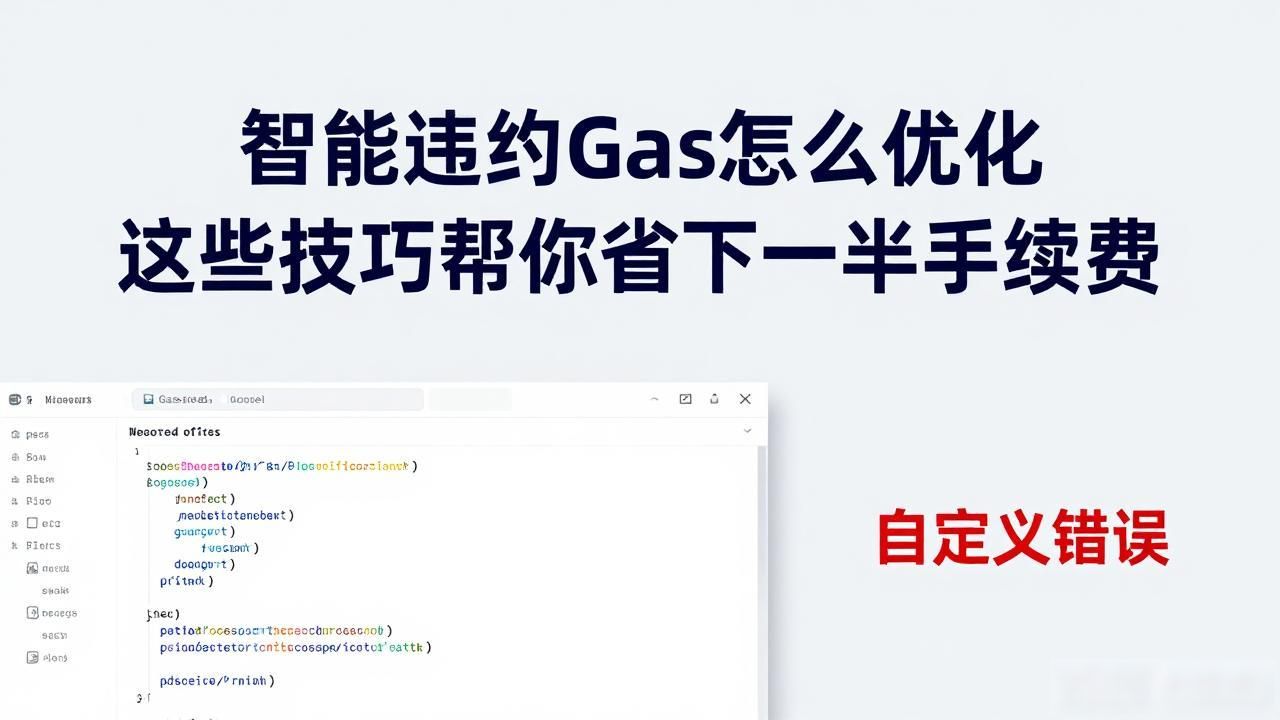 智能合约技术_智能合约流程图_智能合约 Gas 优化技巧