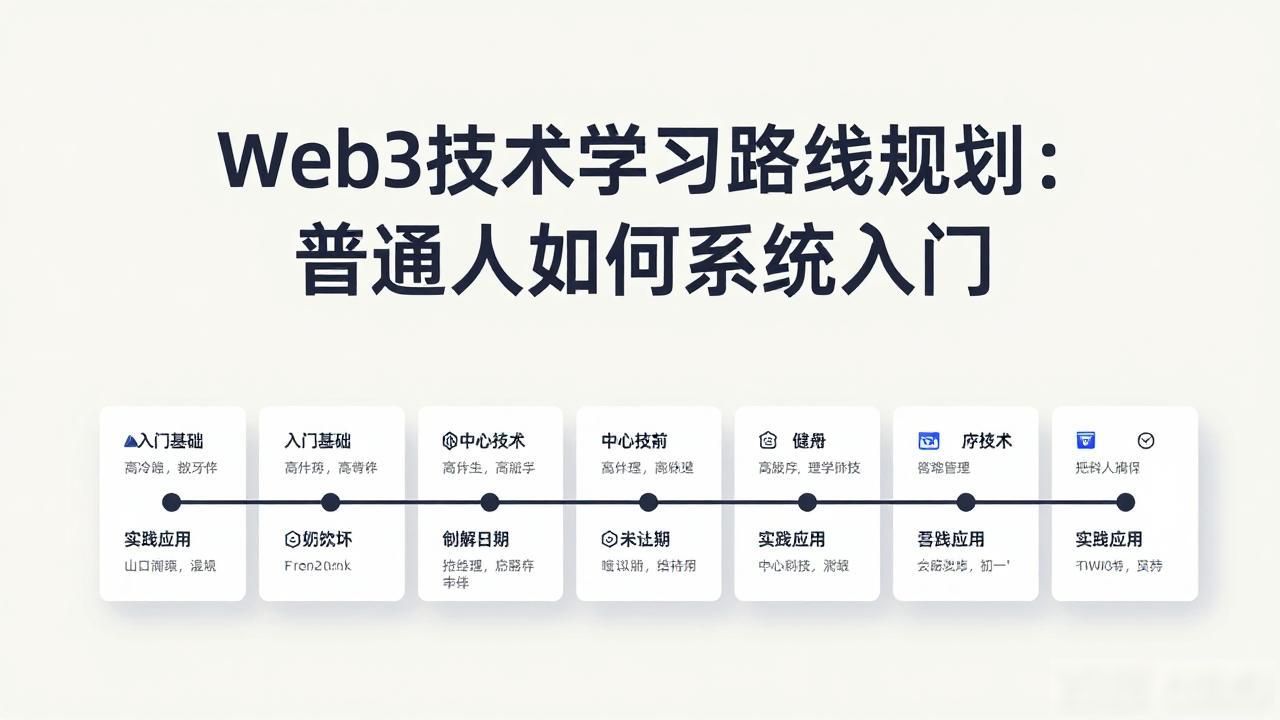 Web3 技术学习路线规划_路线规划图_路线规划算法要怎么做