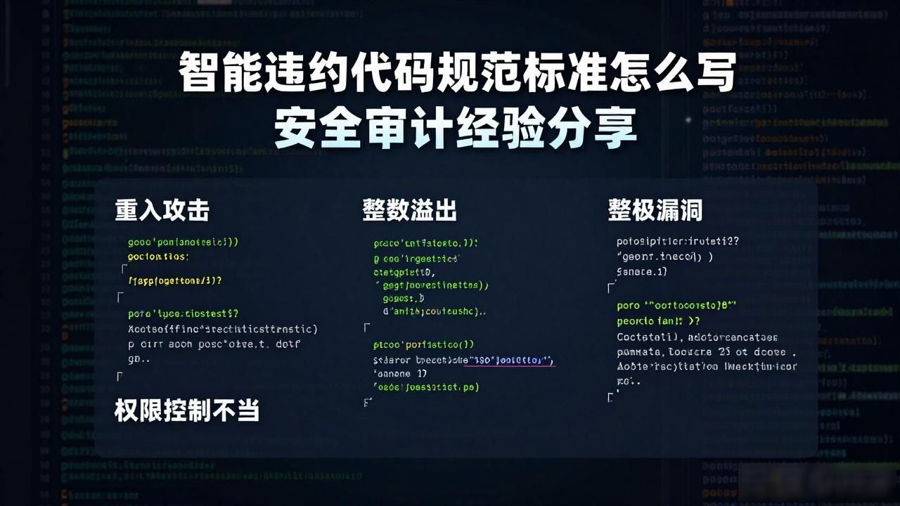 智能合约链上代码_智能合约代码规范标准_合约代码智能规范标准是什么