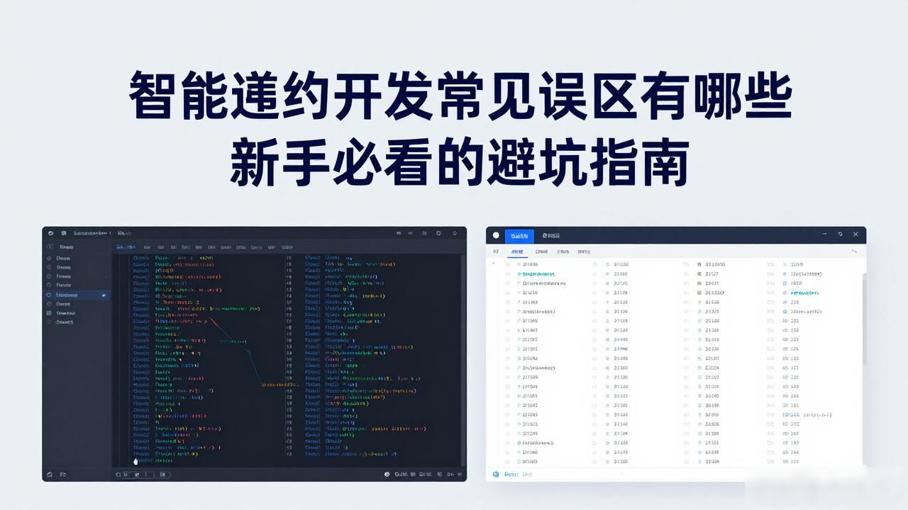合约误区常见智能开发包括_智能合约开发常见误区_智能合约技术与开发者