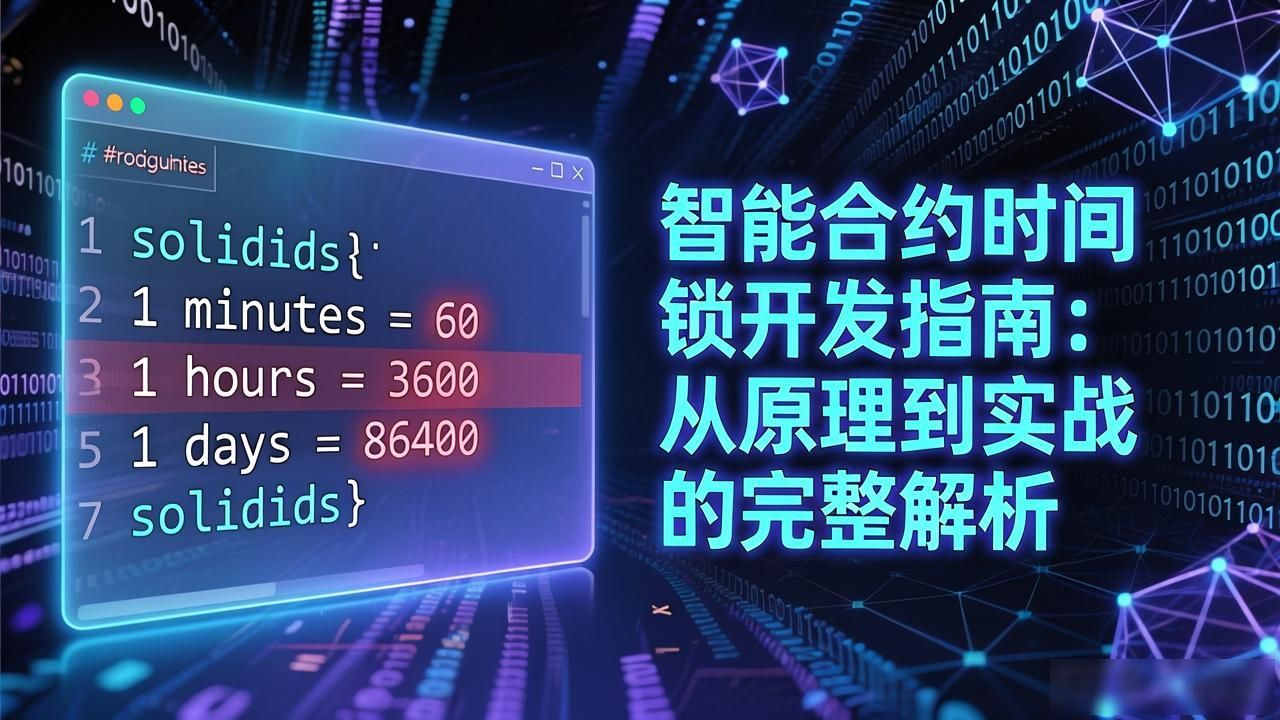 智能合约时间锁开发_合约锁智能开发时间多长_合约锁智能开发时间多久