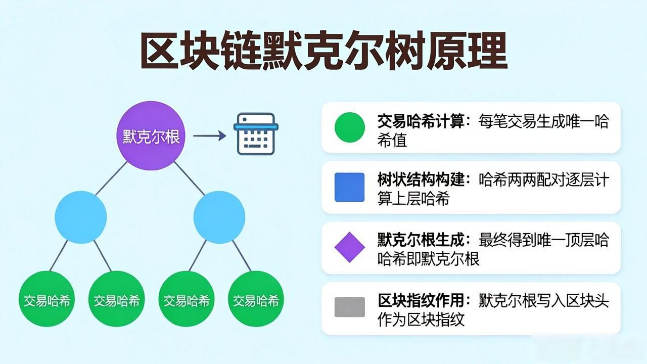 区块链的数学原理_3分钟了解区块链架构模型_区块链默克尔树原理