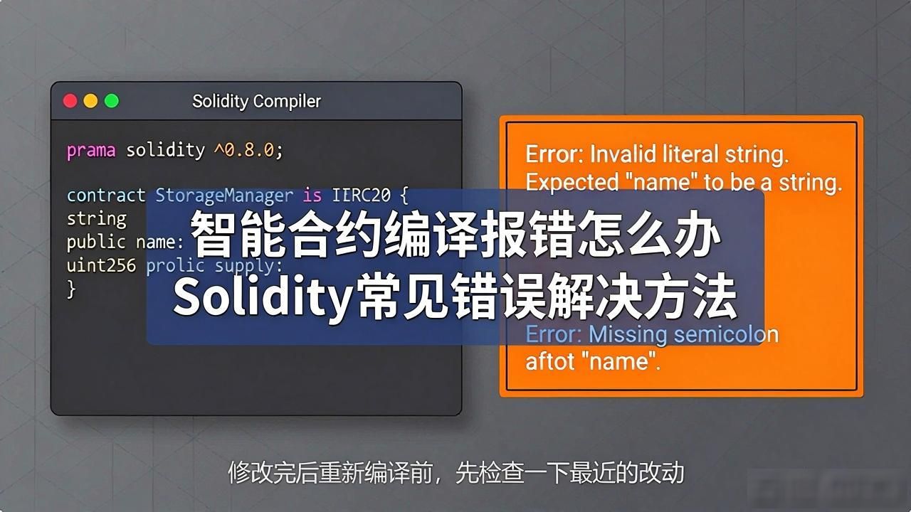 智能合约不可篡改_智能合约编译报错解决方法_智能合约编译报错解决方法