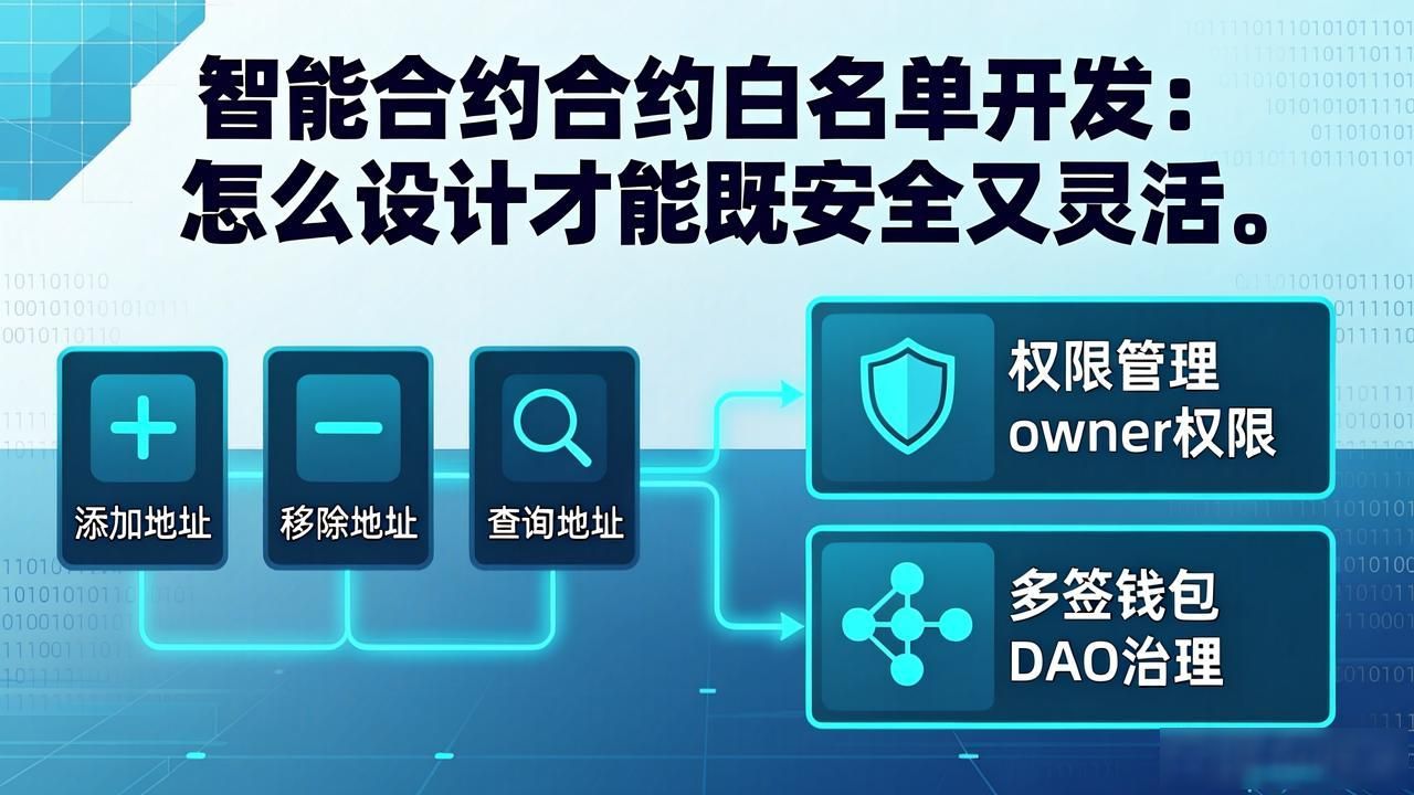 智能合约白名单开发_智能合约开发入门_智能合约实例
