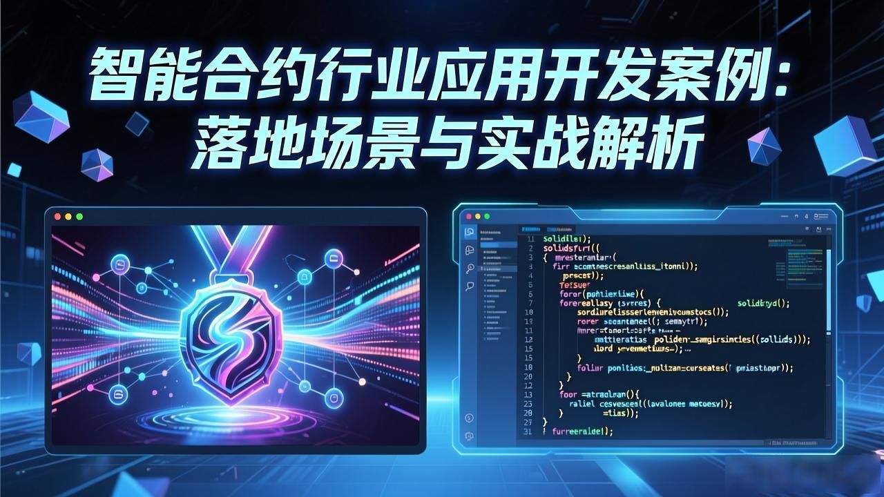 智能合约项目开发_智能合约开发_智能合约行业应用开发案例