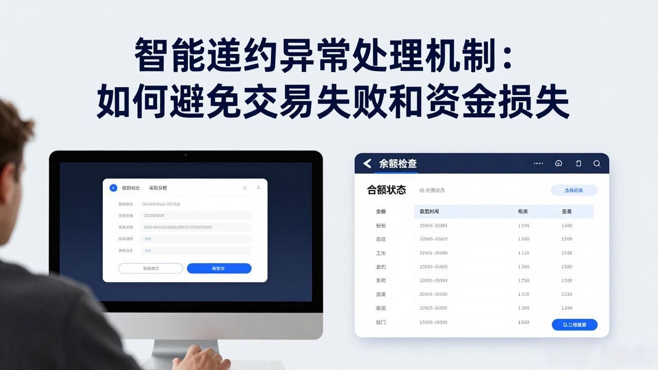 合约异常机制智能处理系统_合约状态异常合约处在非正常_智能合约异常处理机制