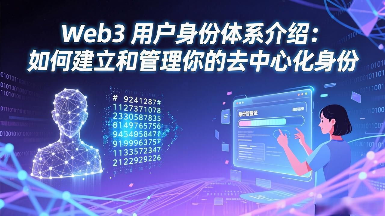 Web3 用户身份体系介绍_用户体系设计_用户体系构建