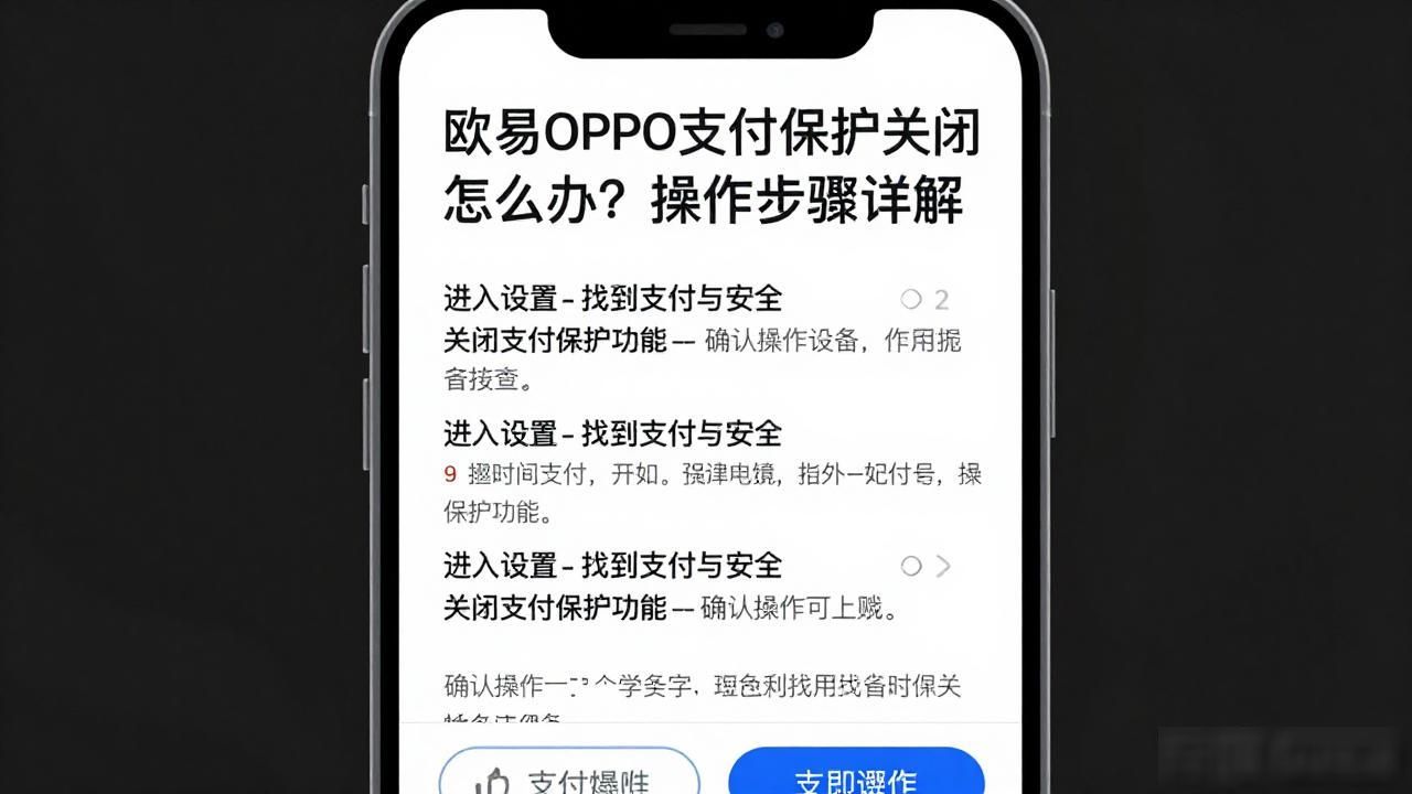 欧易OPPO支付保护关闭_支付宝余额支付被关闭怎么办_易支付第三方支付