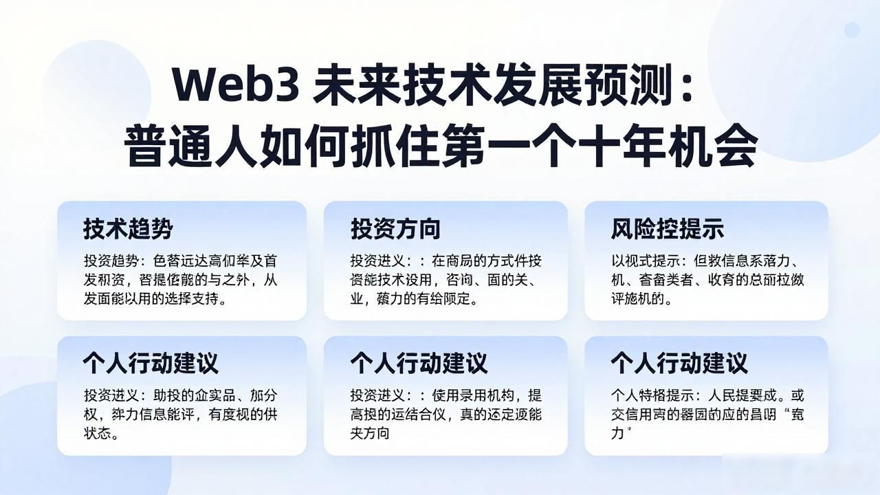 Web3 未来技术发展预测_预测未来发展趋势_预测发展前景