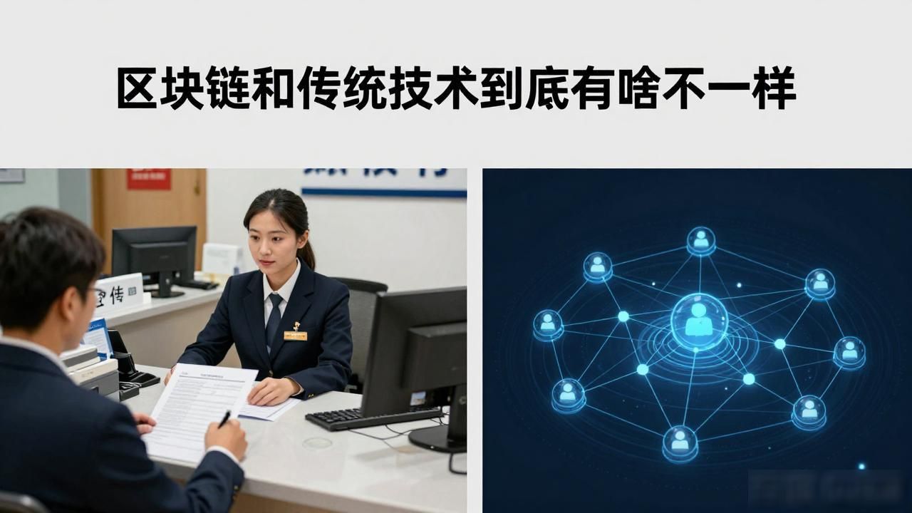 区块链区别对比传统技术有哪些_区块链传统技术对比区别_区块链技术与传统行业